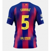 Barcelona Pau Cubarsi #5 Thuis tenue 2025-26 Korte Mouwen