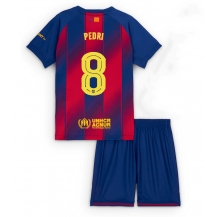 Barcelona Pedri Gonzalez #8 Thuis tenue Kids 2025-26 Korte Mouwen (+ broek)