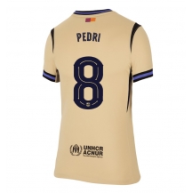 Barcelona Pedri Gonzalez #8 Uit tenue Dames 2025-26 Korte Mouwen