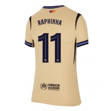 Barcelona Raphinha Belloli #11 Uit tenue Dames 2025-26 Korte Mouwen