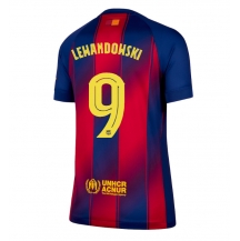 Barcelona Robert Lewandowski #9 Thuis tenue Dames 2025-26 Korte Mouwen