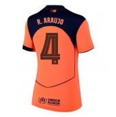 Barcelona Ronald Araujo #4 Derde tenue Dames 2025-26 Korte Mouwen