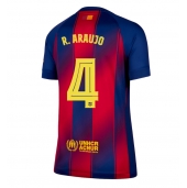 Barcelona Ronald Araujo #4 Thuis tenue Dames 2025-26 Korte Mouwen