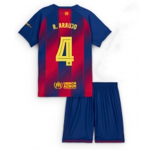 Barcelona Ronald Araujo #4 Thuis tenue Kids 2025-26 Korte Mouwen (+ broek)