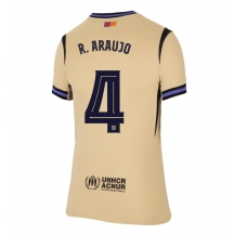 Barcelona Ronald Araujo #4 Uit tenue Dames 2025-26 Korte Mouwen