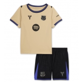 Barcelona Uit tenue Kids 2025-26 Korte Mouwen (+ broek)
