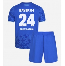 Bayer Leverkusen Aleix Garcia #24 Derde tenue Kids 2025-26 Korte Mouwen (+ broek)