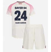 Bayer Leverkusen Aleix Garcia #24 Uit tenue Kids 2025-26 Korte Mouwen (+ broek)