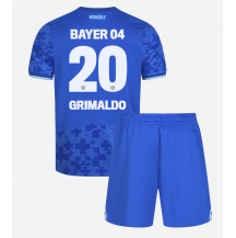 Bayer Leverkusen Alejandro Grimaldo #20 Derde tenue Kids 2025-26 Korte Mouwen (+ broek)