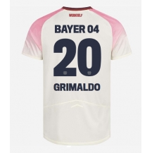 Bayer Leverkusen Alejandro Grimaldo #20 Uit tenue 2025-26 Korte Mouwen