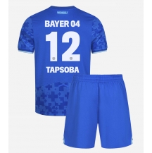 Bayer Leverkusen Edmond Tapsoba #12 Derde tenue Kids 2025-26 Korte Mouwen (+ broek)