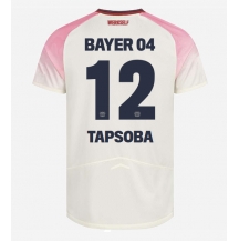 Bayer Leverkusen Edmond Tapsoba #12 Uit tenue 2025-26 Korte Mouwen