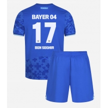 Bayer Leverkusen Eliesse Ben Seghir #17 Derde tenue Kids 2025-26 Korte Mouwen (+ broek)