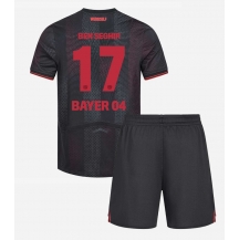Bayer Leverkusen Eliesse Ben Seghir #17 Thuis tenue Kids 2025-26 Korte Mouwen (+ broek)