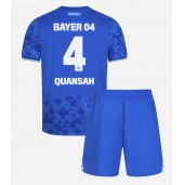 Bayer Leverkusen Jarell Quansah #4 Derde tenue Kids 2025-26 Korte Mouwen (+ broek)