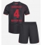 Bayer Leverkusen Jarell Quansah #4 Thuis tenue Kids 2025-26 Korte Mouwen (+ broek)