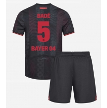 Bayer Leverkusen Loic Bade #5 Thuis tenue Kids 2025-26 Korte Mouwen (+ broek)