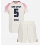 Bayer Leverkusen Loic Bade #5 Uit tenue Kids 2025-26 Korte Mouwen (+ broek)