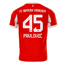 Bayern Munich Aleksandar Pavlovic #45 Thuis tenue 2025-26 Korte Mouwen