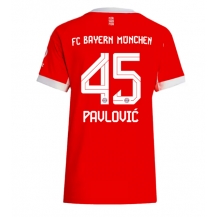Bayern Munich Aleksandar Pavlovic #45 Thuis tenue Dames 2025-26 Korte Mouwen