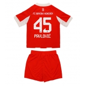 Bayern Munich Aleksandar Pavlovic #45 Thuis tenue Kids 2025-26 Korte Mouwen (+ broek)