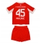 Bayern Munich Aleksandar Pavlovic #45 Thuis tenue Kids 2025-26 Korte Mouwen (+ broek)