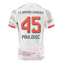 Bayern Munich Aleksandar Pavlovic #45 Uit tenue 2025-26 Korte Mouwen