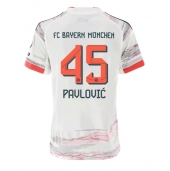 Bayern Munich Aleksandar Pavlovic #45 Uit tenue Dames 2025-26 Korte Mouwen