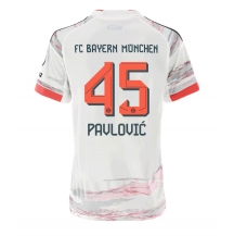 Bayern Munich Aleksandar Pavlovic #45 Uit tenue Dames 2025-26 Korte Mouwen