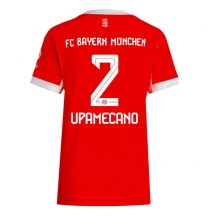 Bayern Munich Dayot Upamecano #2 Thuis tenue Dames 2025-26 Korte Mouwen