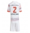 Bayern Munich Dayot Upamecano #2 Uit tenue Kids 2025-26 Korte Mouwen (+ broek)