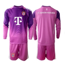 Bayern Munich Keeper Derde tenue Kids 2025-26 Lange Mouwen (+ broek)