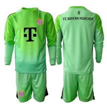Bayern Munich Keeper Thuis tenue Kids 2025-26 Lange Mouwen (+ broek)