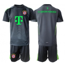 Bayern Munich Keeper Uit tenue Kids 2025-26 Korte Mouwen (+ broek)