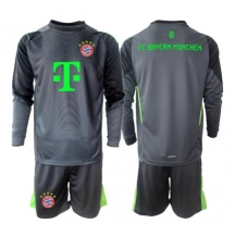 Bayern Munich Keeper Uit tenue Kids 2025-26 Lange Mouwen (+ broek)