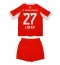 Bayern Munich Konrad Laimer #27 Thuis tenue Kids 2025-26 Korte Mouwen (+ broek)