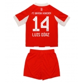 Bayern Munich Luis Diaz #14 Thuis tenue Kids 2025-26 Korte Mouwen (+ broek)