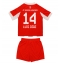 Bayern Munich Luis Diaz #14 Thuis tenue Kids 2025-26 Korte Mouwen (+ broek)
