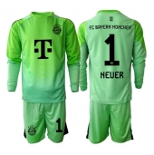 Bayern Munich Manuel Neuer #1 Keeper Thuis tenue Kids 2025-26 Lange Mouwen (+ broek)