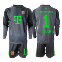 Bayern Munich Manuel Neuer #1 Keeper Uit tenue Kids 2025-26 Lange Mouwen (+ broek)