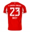 Bayern Munich Sacha Boey #23 Thuis tenue 2025-26 Korte Mouwen