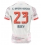 Bayern Munich Sacha Boey #23 Uit tenue 2025-26 Korte Mouwen