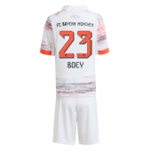 Bayern Munich Sacha Boey #23 Uit tenue Kids 2025-26 Korte Mouwen (+ broek)