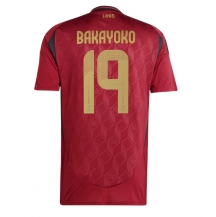 België Johan Bakayoko #19 Thuis tenue EK 2024 Korte Mouwen