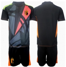 België Keeper Thuis tenue Kids EK 2024 Korte Mouwen (+ broek)