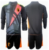 België Keeper Thuis tenue Kids EK 2024 Lange Mouwen (+ broek)