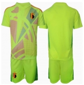 België Keeper Uit tenue Kids EK 2024 Korte Mouwen (+ broek)