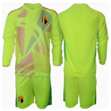 België Keeper Uit tenue Kids EK 2024 Lange Mouwen (+ broek)