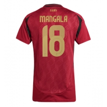 België Orel Mangala #18 Thuis tenue Dames EK 2024 Korte Mouwen