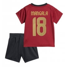 België Orel Mangala #18 Thuis tenue Kids EK 2024 Korte Mouwen (+ broek)